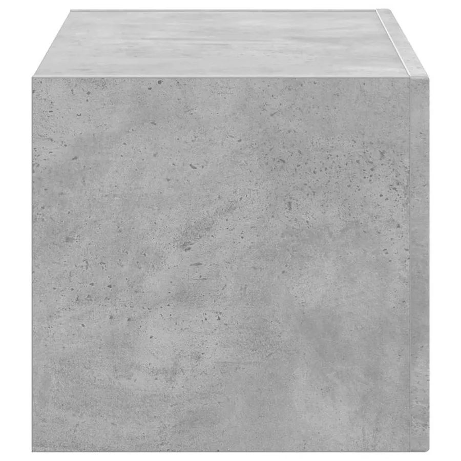 Meuble TV mural Béton 60 x 31 x 29,5 cm Bois d'ingénierie - 7