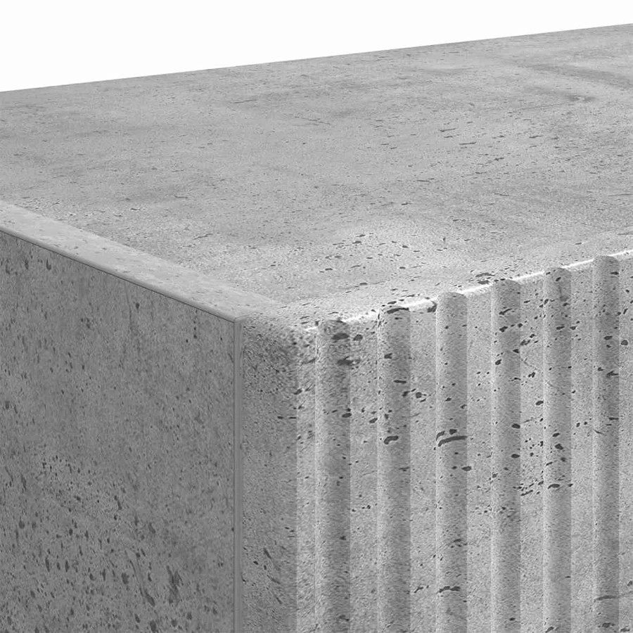 Meuble TV mural Béton 60 x 31 x 29,5 cm Bois d'ingénierie - 9