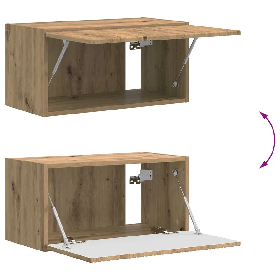 Ensemble meuble TV 5 pcs Chêne artisanal Bois d'ingénierie - 10