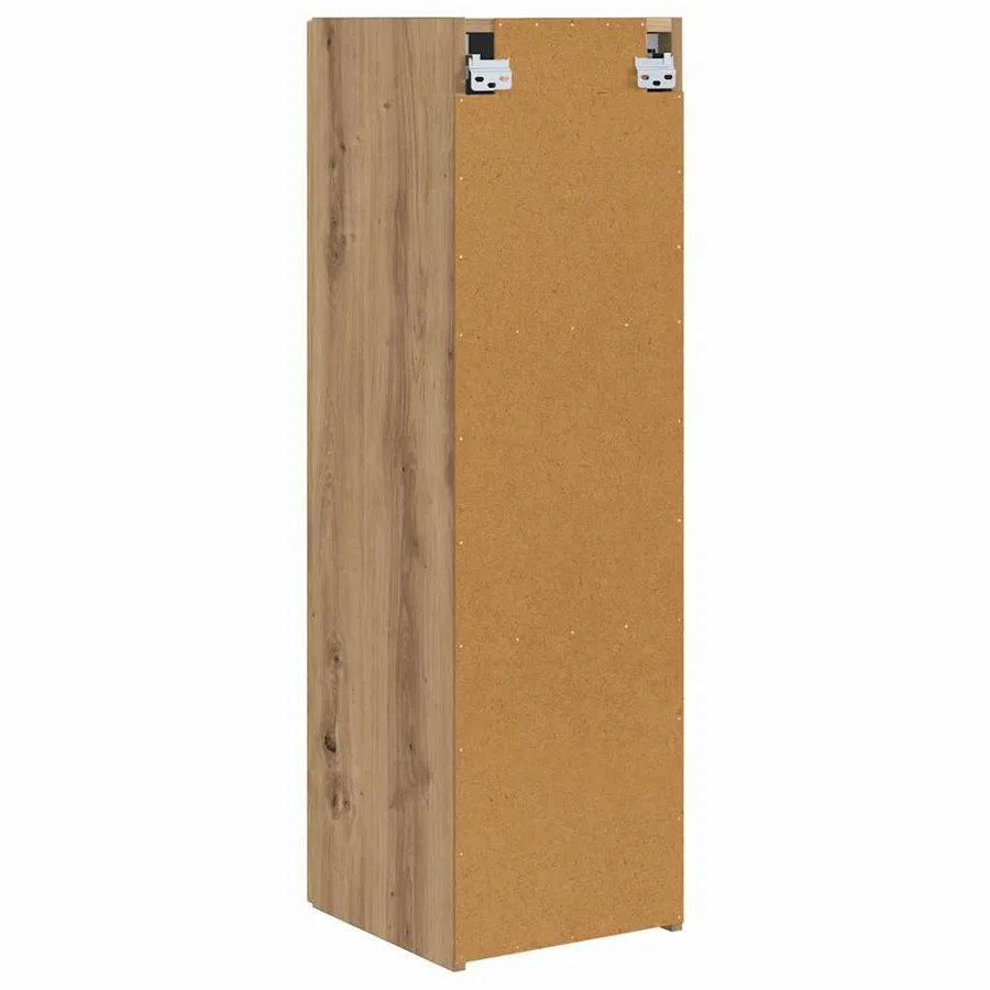 Meuble TV mural 2 pcs Chêne artisan Bois d'ingénierie - 9