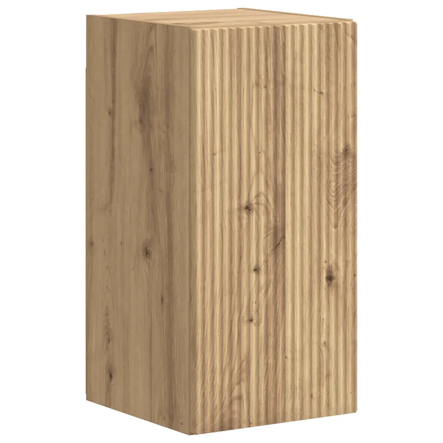 Ensemble meuble TV 4 pcs Chêne artisanal Bois d'ingénierie - 7