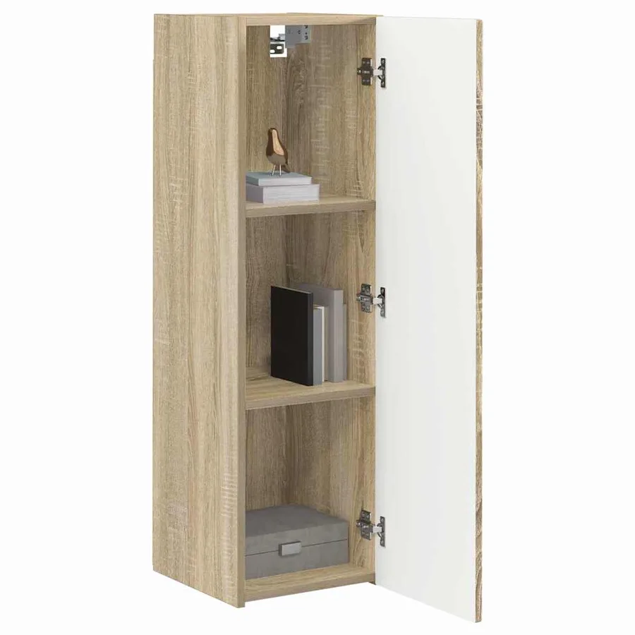 Meuble TV mural 2 pcs Sonoma 30 x 31 x 100 cm Bois d'ingénierie - 3