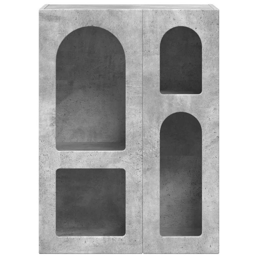 Buffet ELST Gris béton 59 x 35 x 80,5 cm Bois d'ingénierie - 6