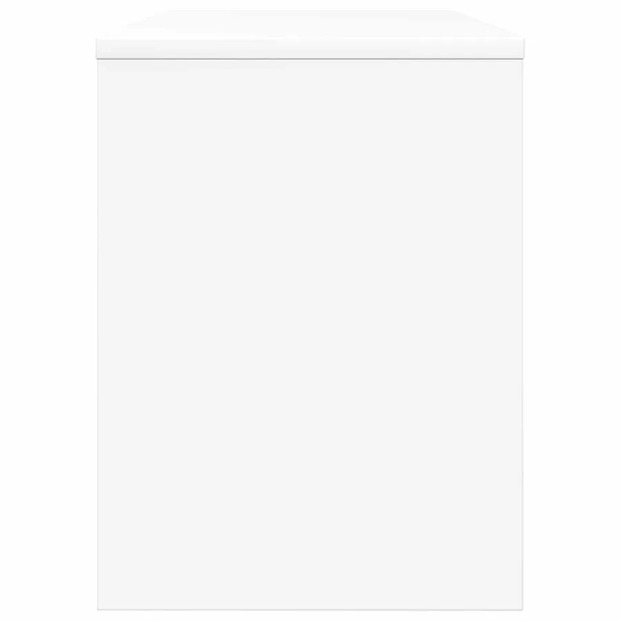 Meuble TV Blanc 80 x 30 x 40 cm Bois d'ingénierie - 6