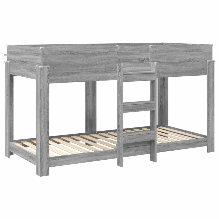 Lit Superposé pour Enfants Gris Sonoma 100 x 200 cm - 4