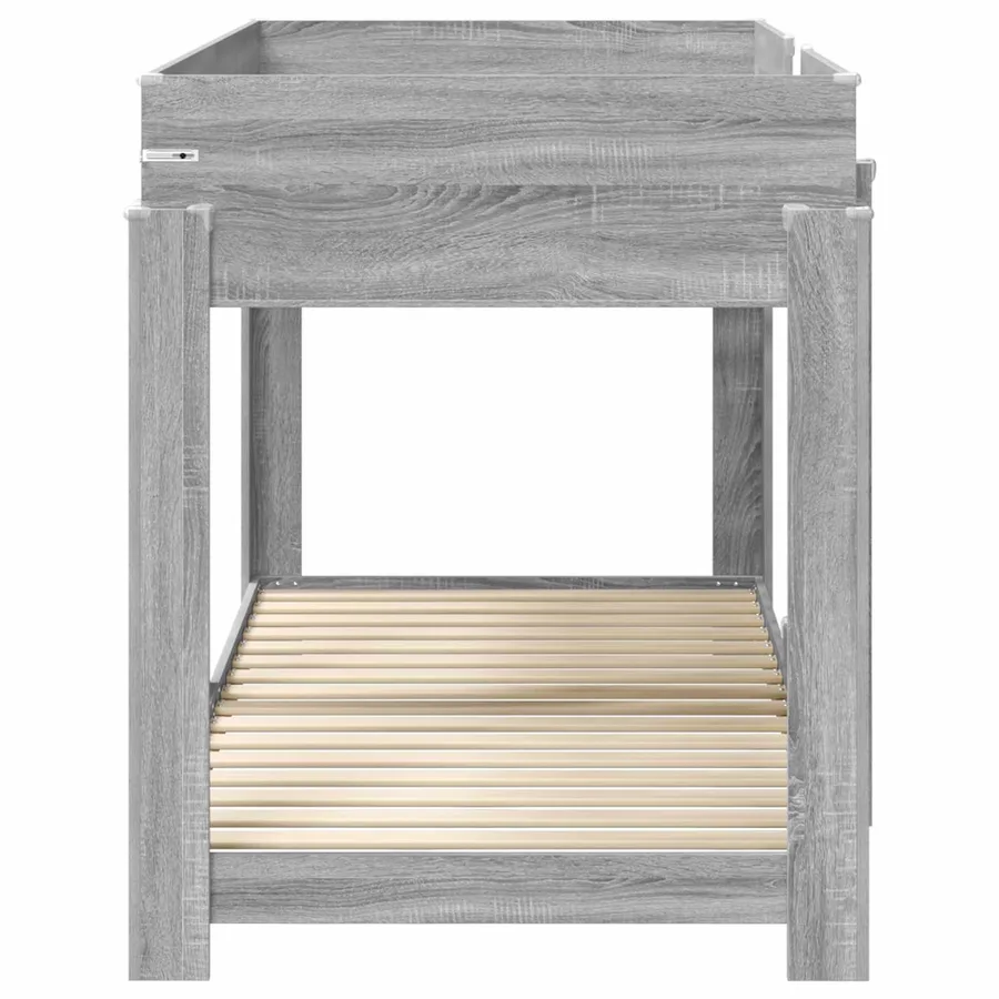 Lit Superposé pour Enfants Gris Sonoma 100 x 200 cm - 6