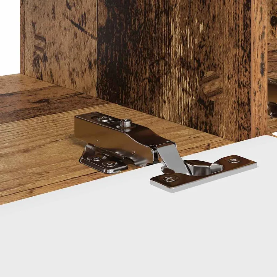 Meuble TV mural Bois Ancien 98 x 31 x 29,5 cm Bois d'ingénierie - 10