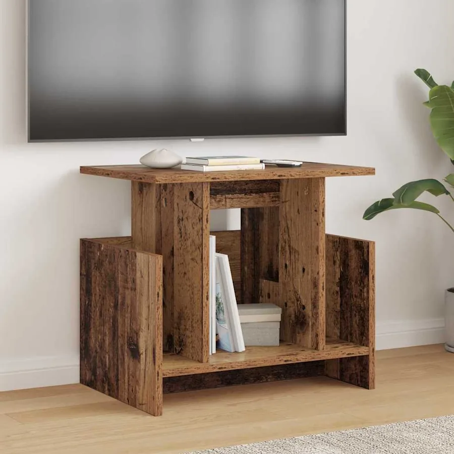 Meuble TV 2 pcs Bois ancien 50 x 35 x 45 cm Bois d'ingénierie