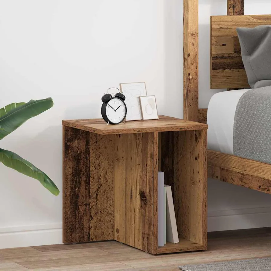 Table d'appoint 2 pcs Bois ancien 37 x 32 x 40 cm