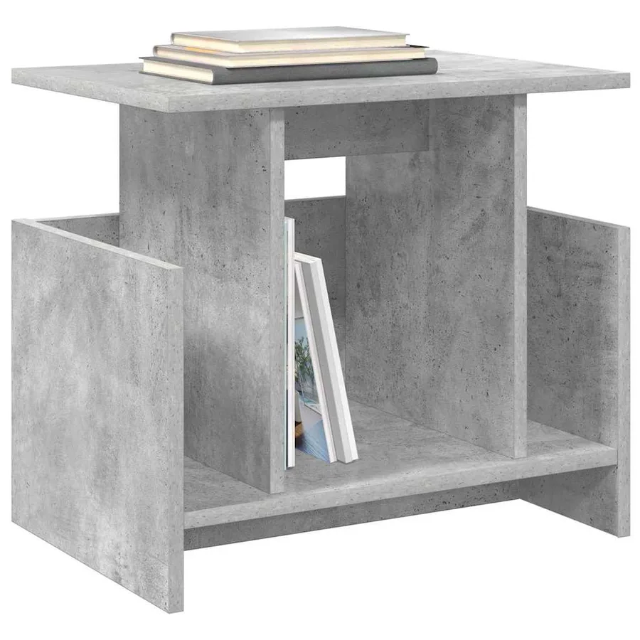 Meuble TV 2 pcs Gris béton 50 x 35 x 45 cm Bois d'ingénierie - 3