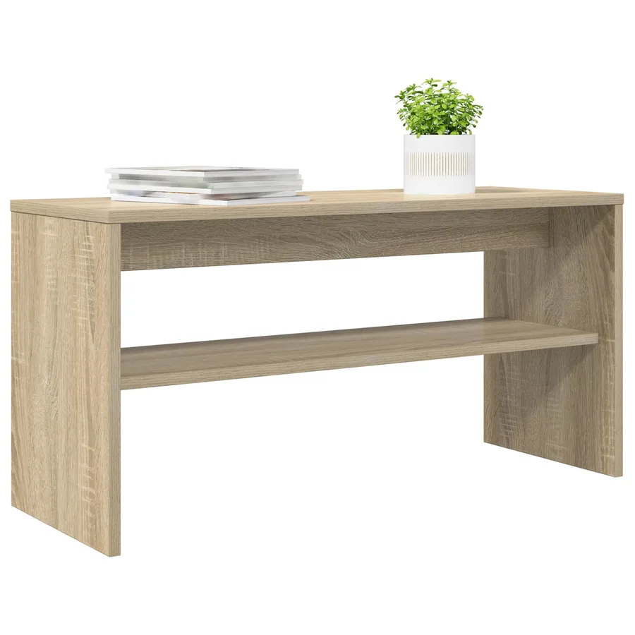 Meuble TV Chêne Sonoma 80 x 30 x 40 cm Bois d'ingénierie - 3