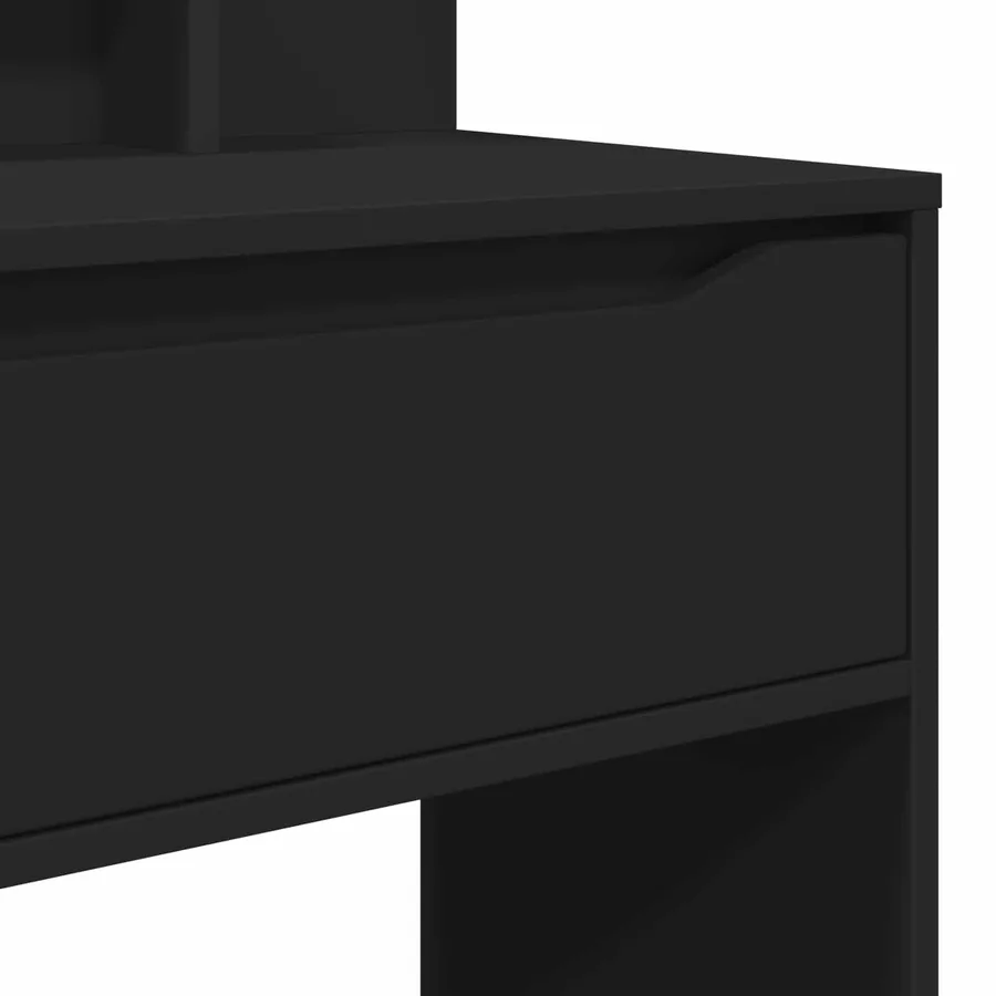 Tables de maquillage pour chambre Noir 80 x 39,6 x 135 cm - 8