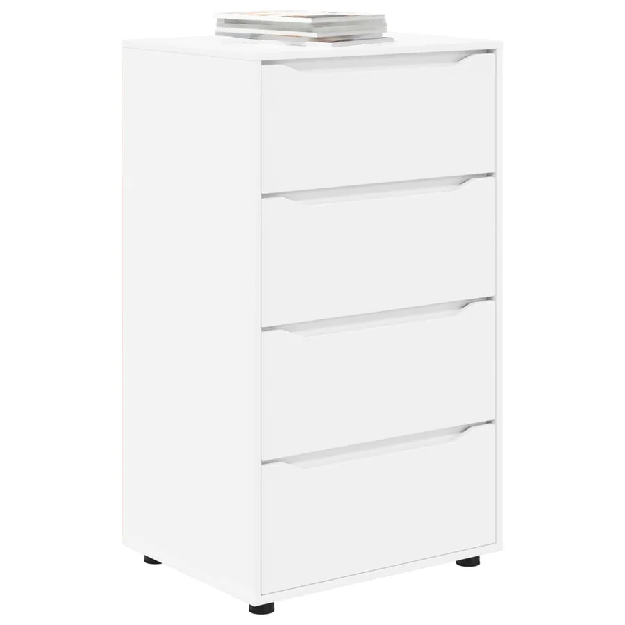 Armoires de rangement Blanc 60 x 48 x 105 cm Bois d'ingénierie - 3