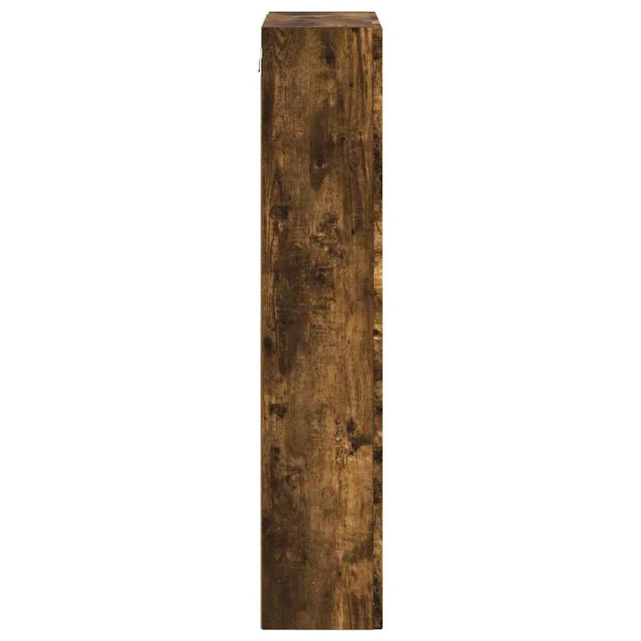 Armoire suspendue avec étagère ELST Chêne fumé 59 x 20 x 100 cm - 6