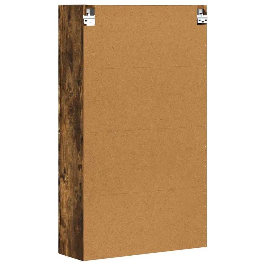 Armoire suspendue avec étagère ELST Chêne fumé 59 x 20 x 100 cm - 7