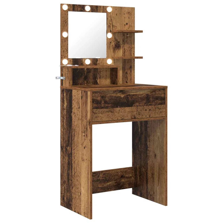 Tables de maquillage pour chambre avec tiroir Bois Ancien - 2