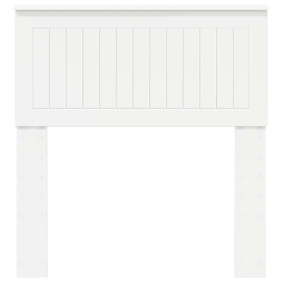 Tête de lit Blanc Bois d'ingénierie - 4