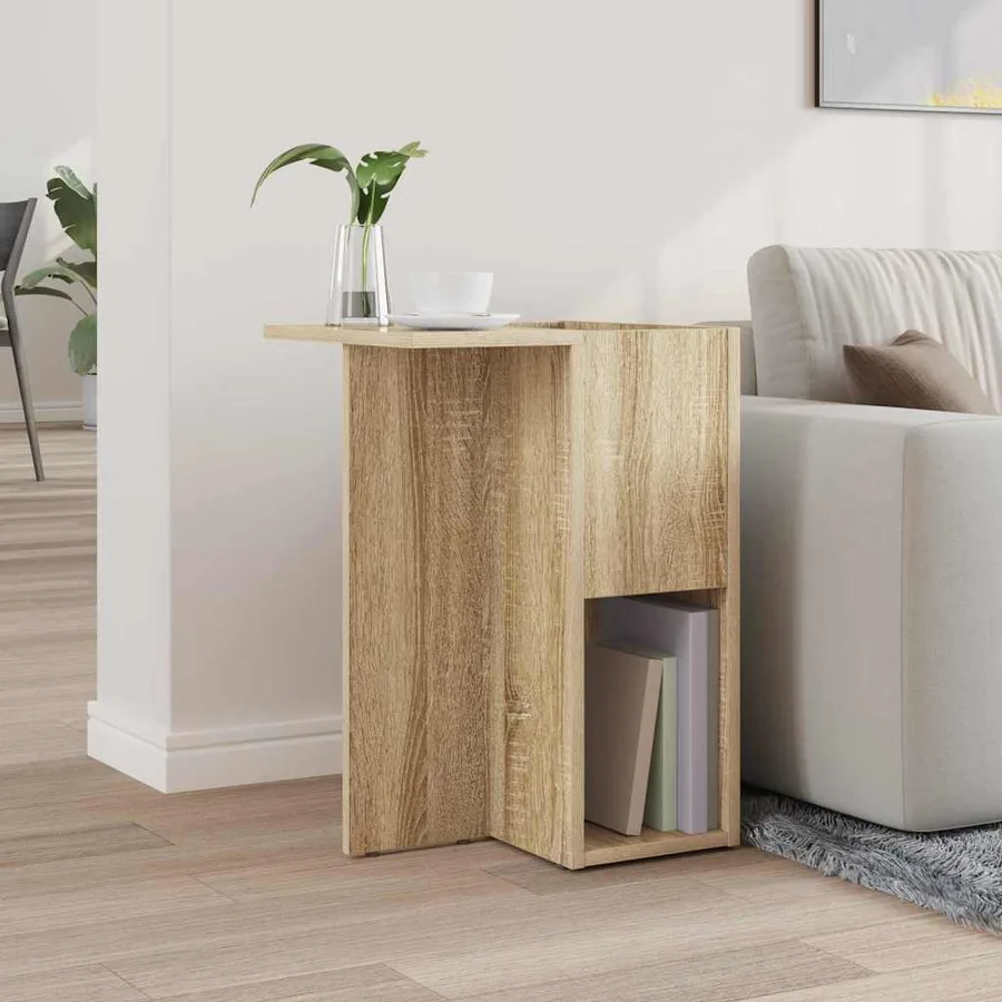 Table d'appoint Chêne Sonoma 35 x 40 x 55 cm Bois d'ingénierie - 4