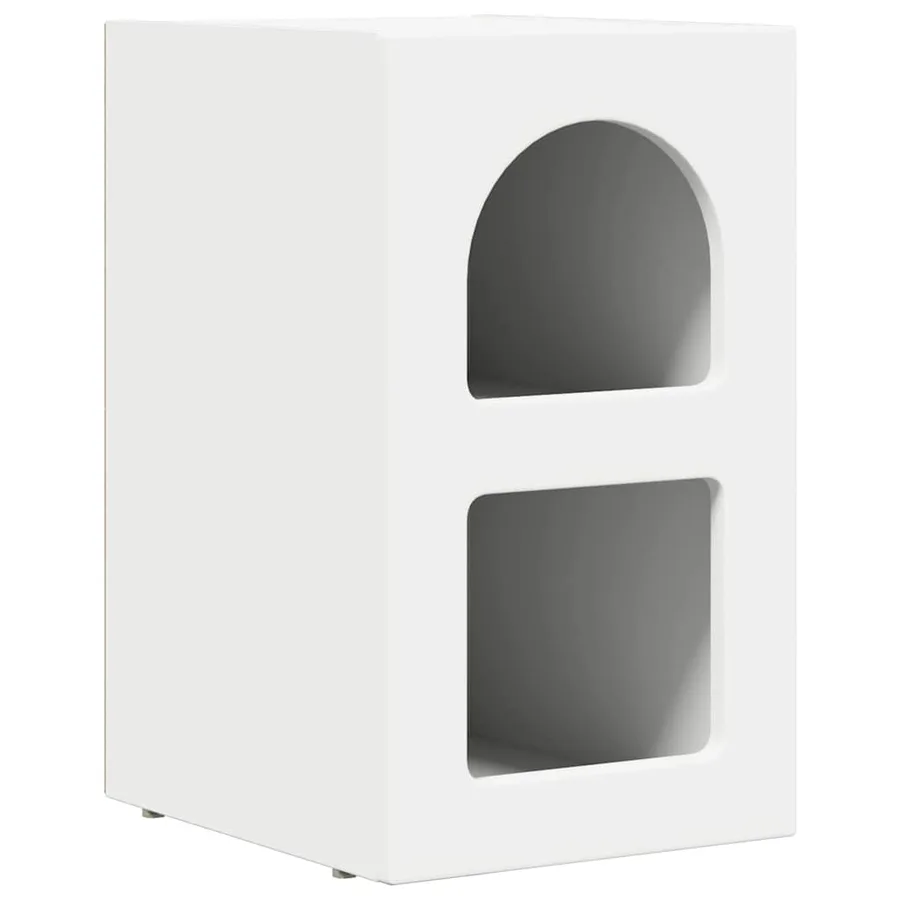 Table de chevet ELST 2 pc Blanc 29,5 x 33,5 x 50 cm - 5