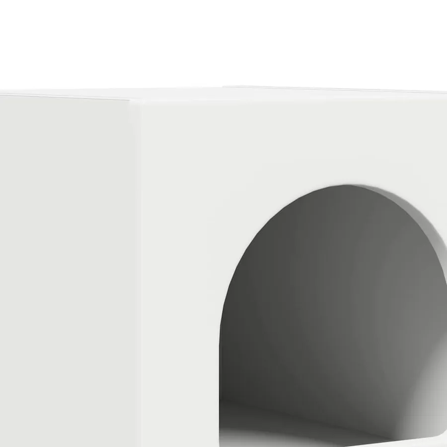 Table de chevet ELST 2 pc Blanc 29,5 x 33,5 x 50 cm - 9