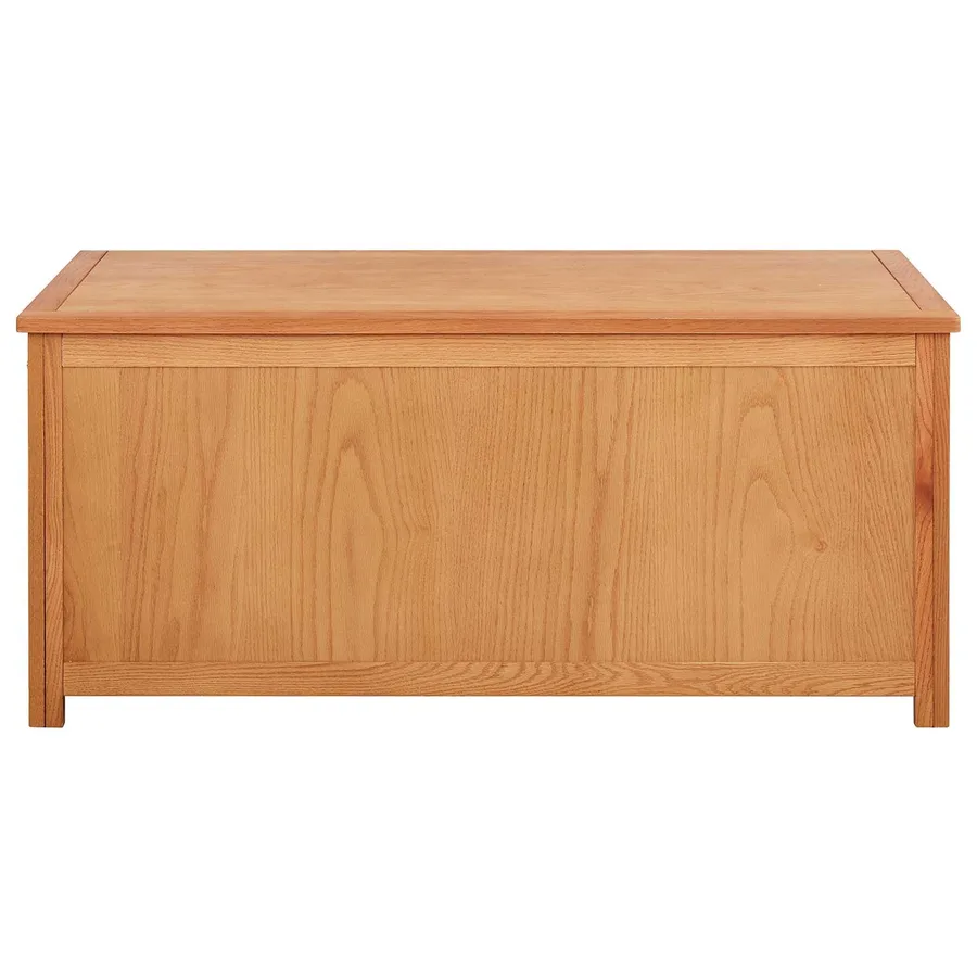 Boîte de rangement 110 x 45 x 45 cm Bois de chêne massif - 5