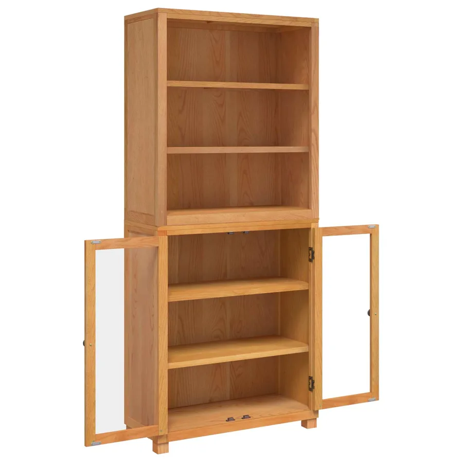 Ensemble de meubles de rangement 2 pc Naturel 80 x 35 x 185 cm - 6