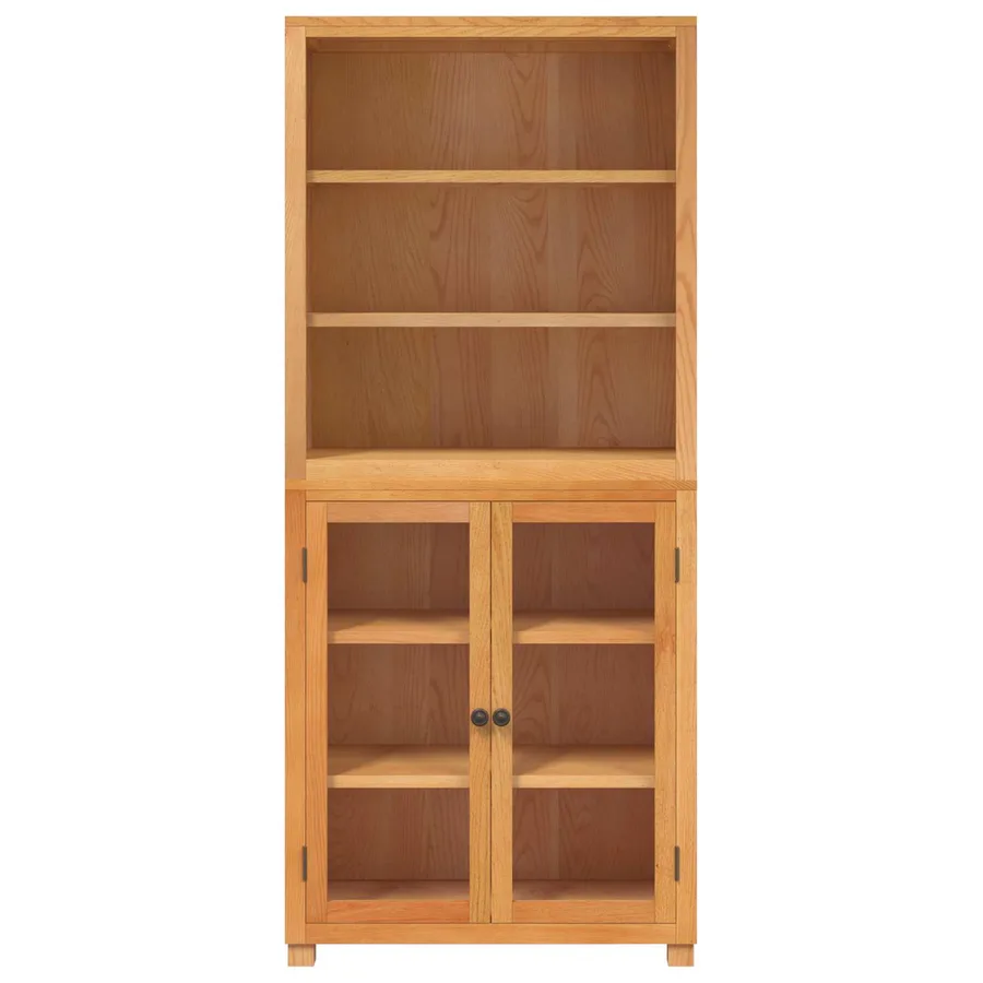 Ensemble de meubles de rangement 2 pc Naturel 80 x 35 x 185 cm - 7