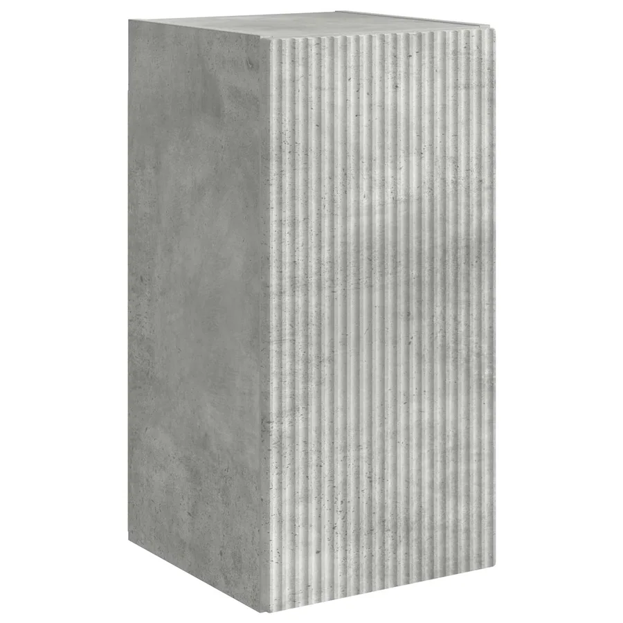Ensemble meuble TV 6 pcs Gris béton Bois d'ingénierie - 6
