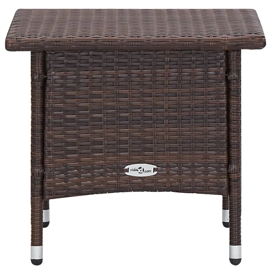 Salon de jardin 2 pcs avec coussins Résine tressée Marron - 10
