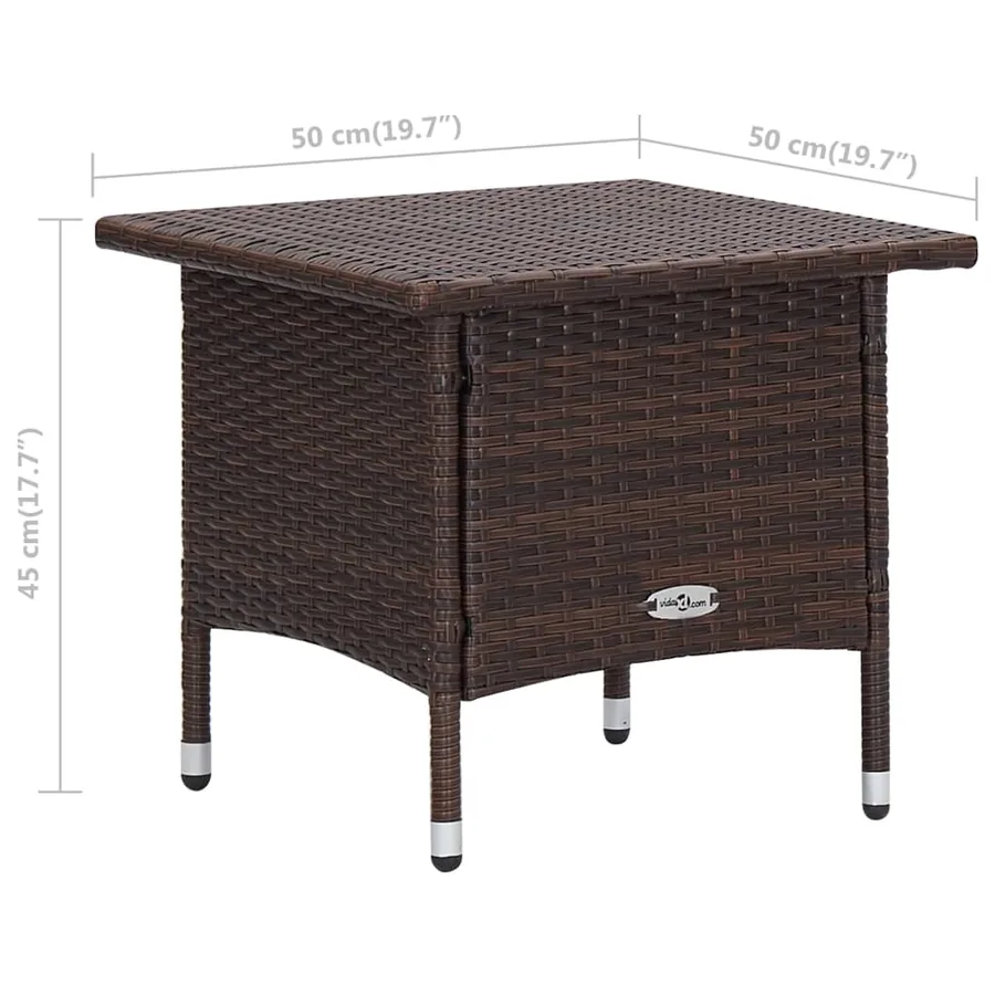 Salon de jardin 2 pcs avec coussins Résine tressée Marron - 12