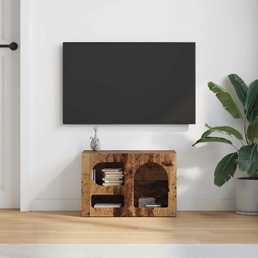 Meuble TV ELST 60 x 35 x 40 cm Bois ancien Bois d'ingénierie - 4