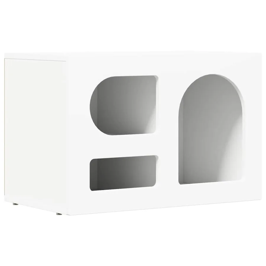 Meuble TV ELST 60 x 35 x 40 cm Blanc Bois d'ingénierie - 2