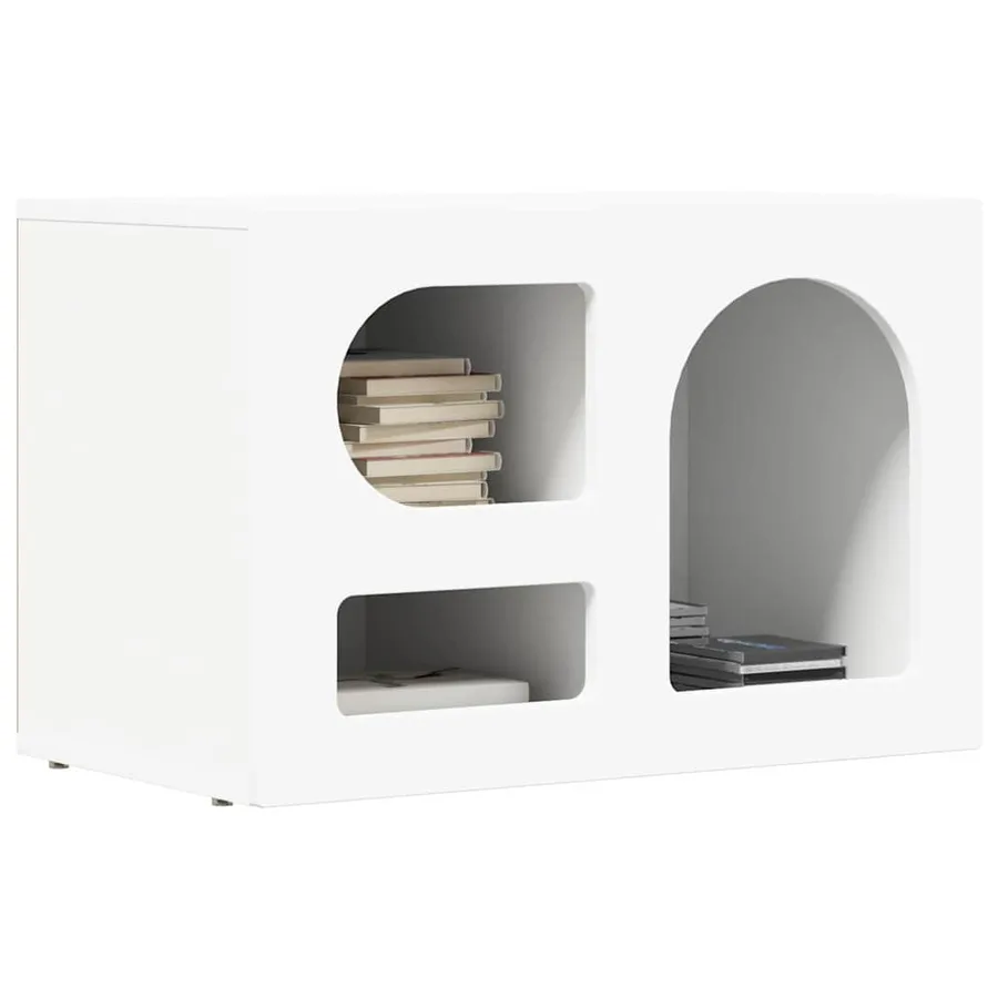 Meuble TV ELST 60 x 35 x 40 cm Blanc Bois d'ingénierie - 3