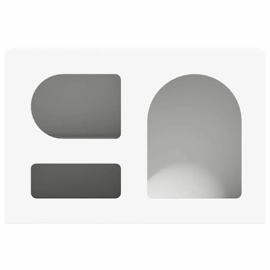 Meuble TV ELST 60 x 35 x 40 cm Blanc Bois d'ingénierie - 5