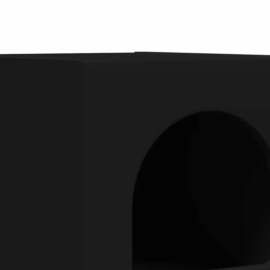 Table de chevet ELST 2 pc Noir 29,5 x 33,5 x 50 cm - 9