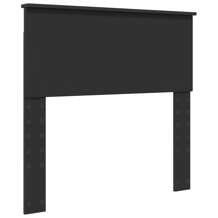 Lit de Rangement avec tiroir Noir 90 x 190 cm Bois d'ingénierie - 7