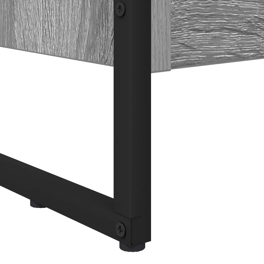 Bibliothèque Gris Sonoma 80 x 30 x 121 cm Bois d'ingénierie - 9