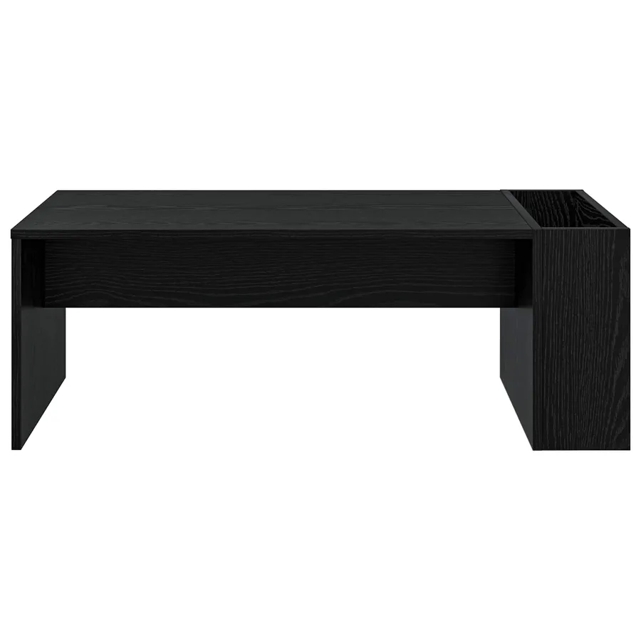 Table basse Chêne noir 95 x 50 x 34 cm Bois d'ingénierie - 5
