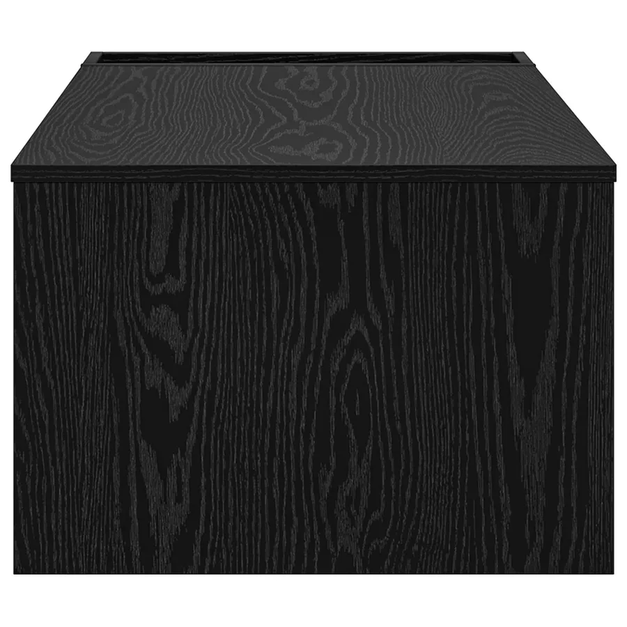 Table basse Chêne noir 95 x 50 x 34 cm Bois d'ingénierie - 6