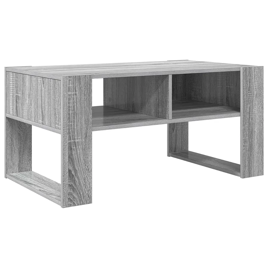 Table basse Gris Sonoma 92 x 53 x 45 cm Bois d'ingénierie - 2