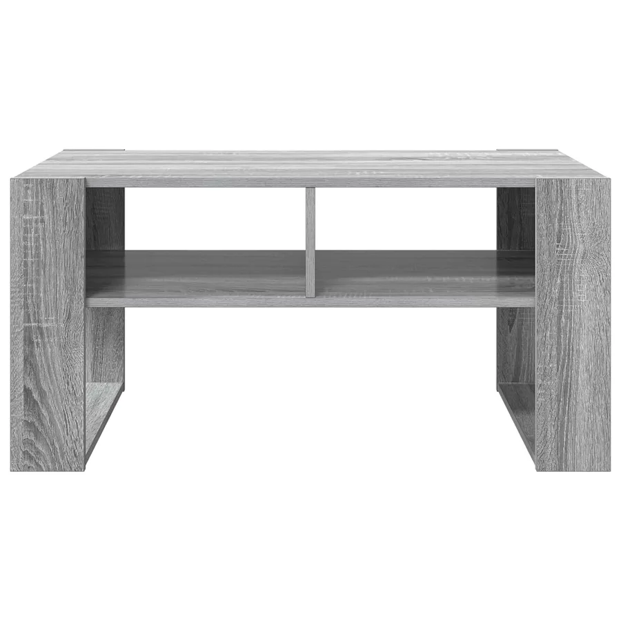 Table basse Gris Sonoma 92 x 53 x 45 cm Bois d'ingénierie - 5