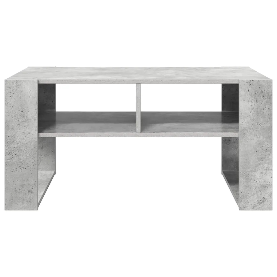 Table basse Gris béton 92 x 53 x 45 cm Bois d'ingénierie - 5