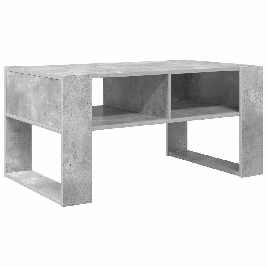Table basse Gris béton 92 x 53 x 45 cm Bois d'ingénierie - 7