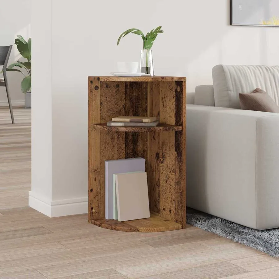 Table d'appoint Bois ancien 29,6 x 29,6 x 60 cm - 4