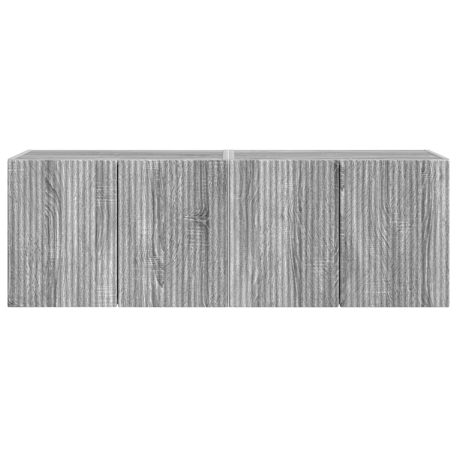 Meuble TV mural 2 pcs Gris Sonoma 59,5 x 31 x 40 cm - 6