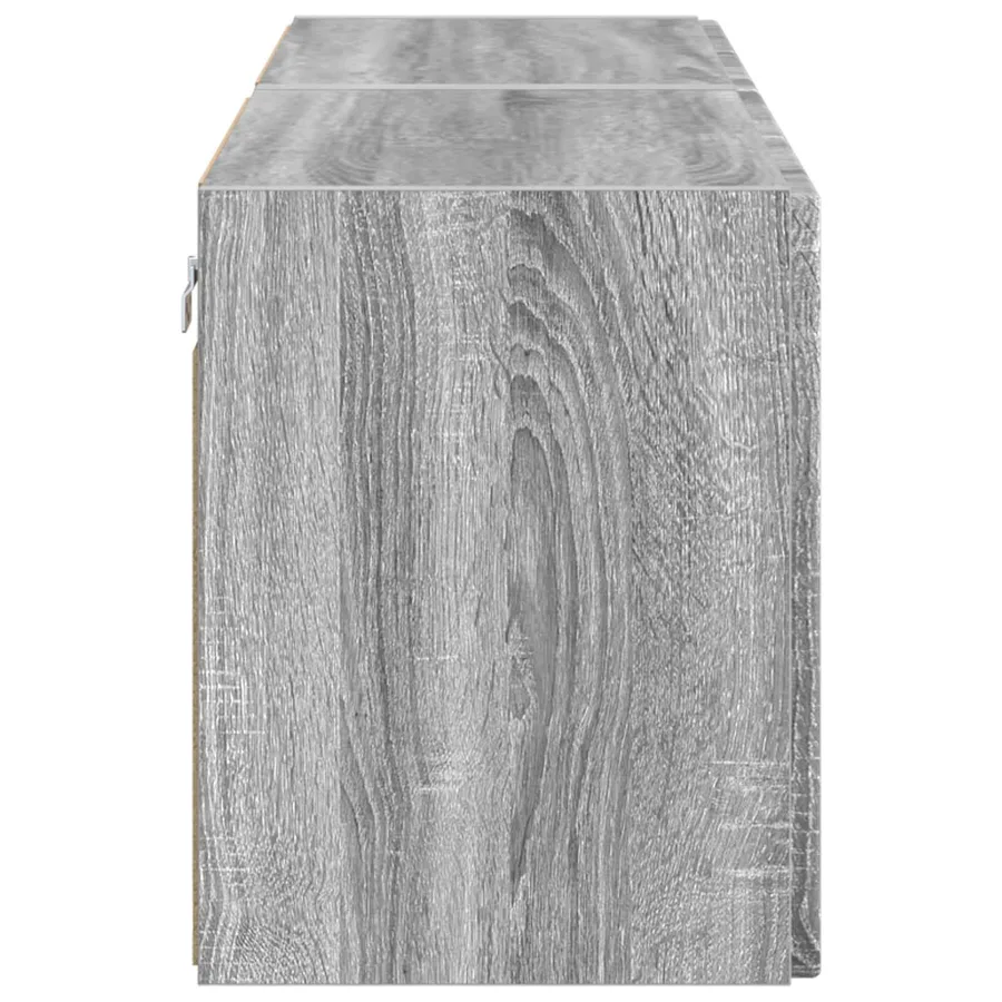 Meuble TV mural 2 pcs Gris Sonoma 59,5 x 31 x 40 cm - 7