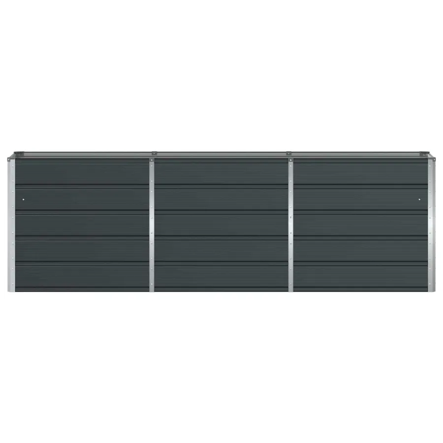 Jardinière Anthracite 240 x 40 x 75 cm Acier - 4