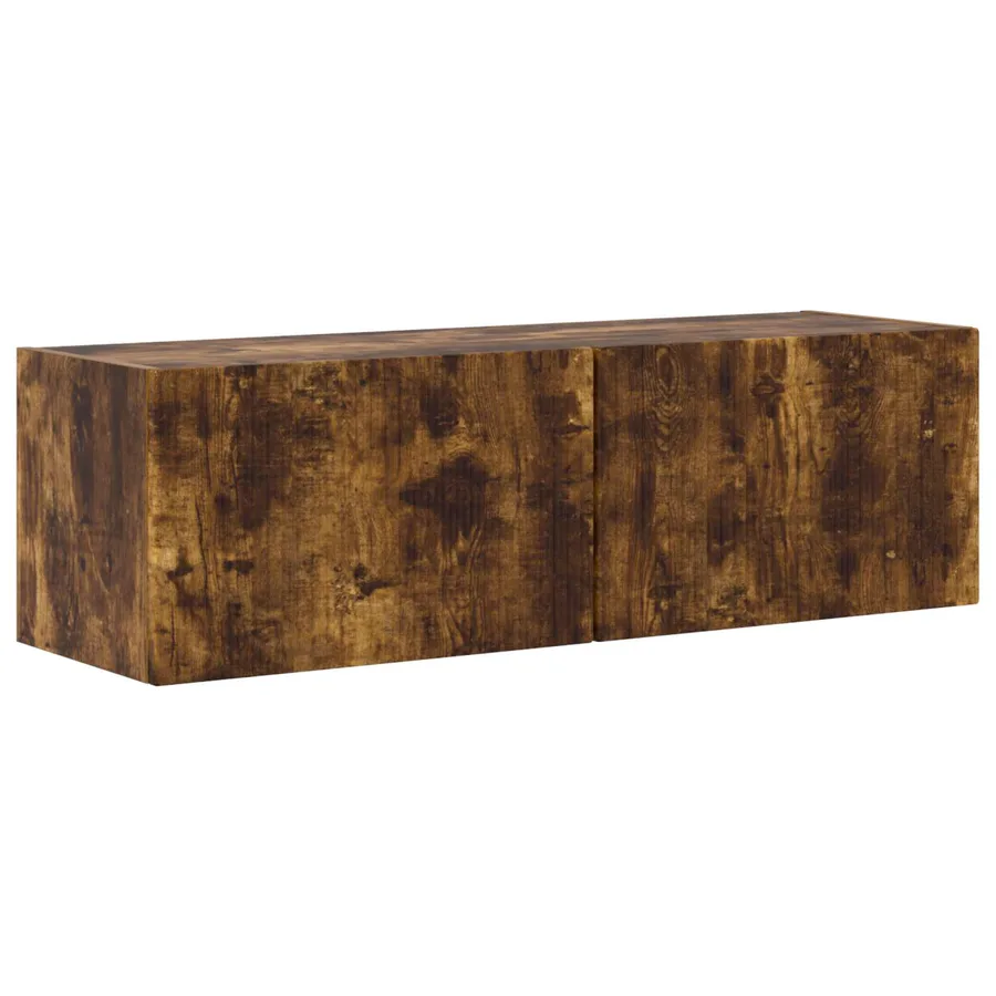 Ensemble meuble TV 5 pcs Chêne fumé Bois d'ingénierie - 5