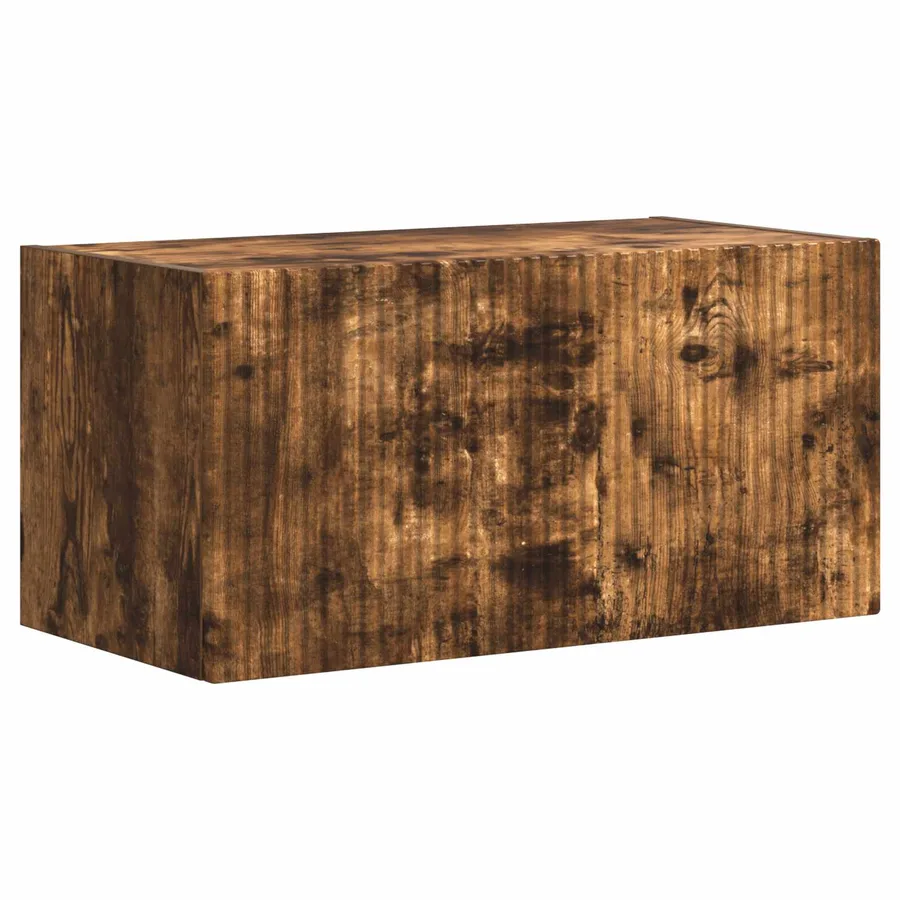Ensemble meuble TV 5 pcs Chêne fumé Bois d'ingénierie - 9