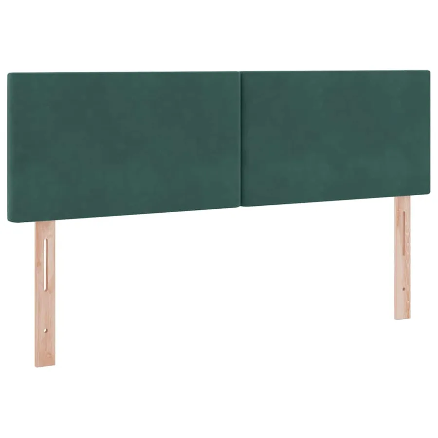 Lit de rangement LED avec matelas Vert foncé 140 x 190 cm - 8